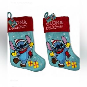 Disney Stitch Christmas Stockings (2)